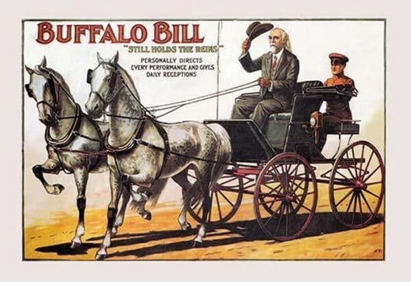 Buffalo Bill: Still Holds the Reins - Art Print