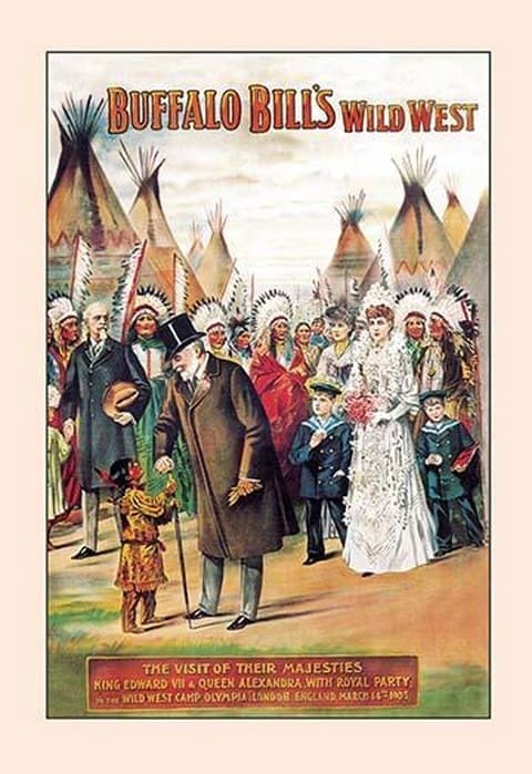 Buffalo Bill: Visit of the Majesties - Art Print