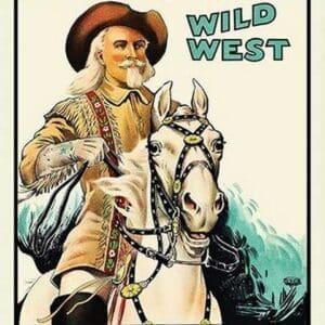 Buffalo Bill at the Sells Floto Circus Wild West Show - Art Print