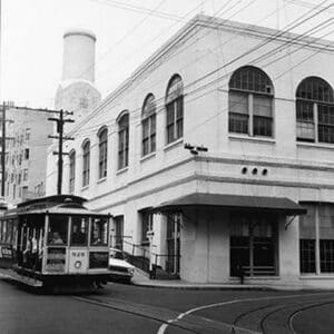 Cable Car Cable House - Art Print