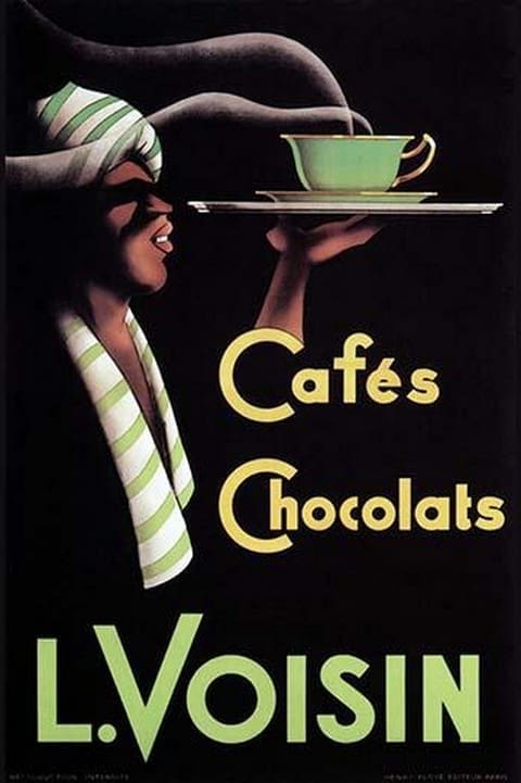 Cafes Chocolats L. Voisin by Noel Saunier - Art Print