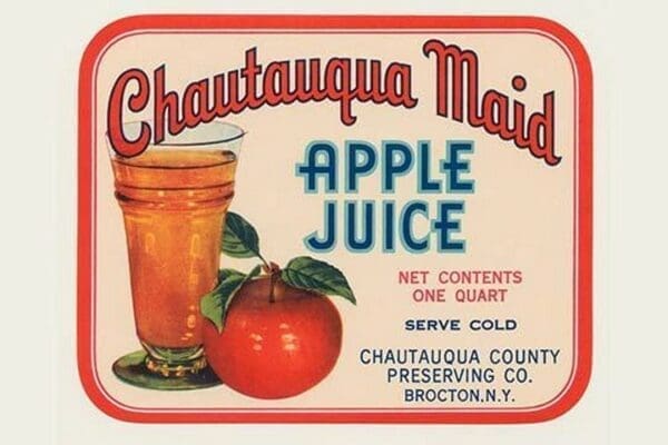 Cahutauqua Maid Apple Juice - Art Print