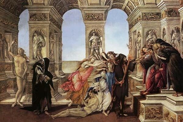 Calumny of Appeles by Sandro Botticelli - Art Print