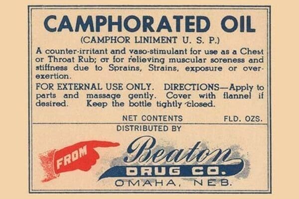 Camphorated Oil - Liniment - Art Print