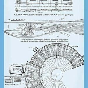 Canadian National Roundhouse - Art Print