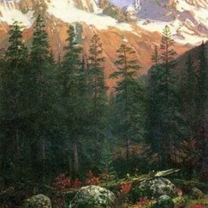 Canadian Rockies by Albert Bierstadt - Art Print