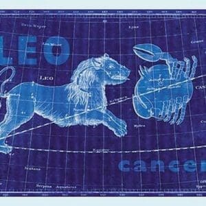 Cancer and Leo #3 - Art Print