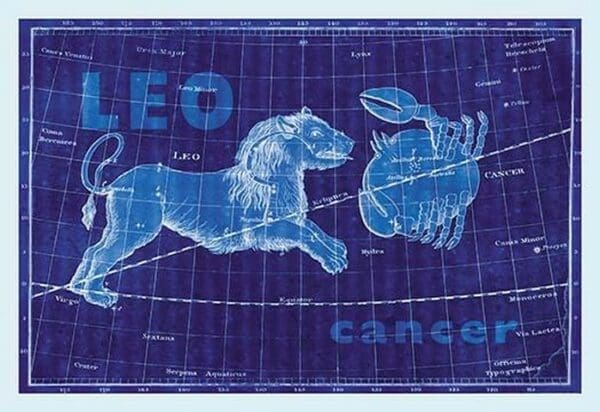 Cancer and Leo #3 - Art Print