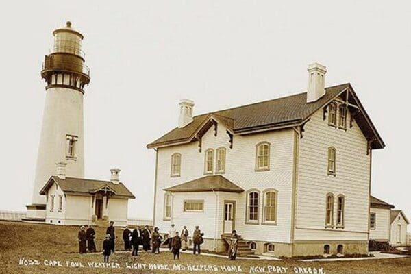 Cape Foulweather Lighthouse - Art Print