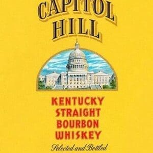 Capitol Hill Kentucky Straight Bourbon Whiskey - Art Print