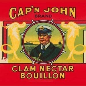 Cap'n John Brand Clam Nectar Bouillon #2 - Art Print