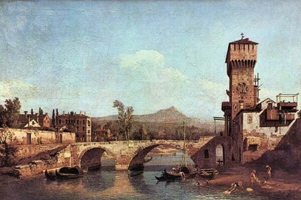 Capriccio Veneto by Canaletto - Art Print