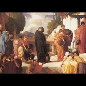 Captive Andromache by Frederick Leighton - Art Print