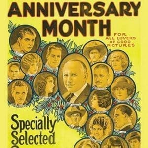 Carl Laemmle Anniversary Month - Art Print