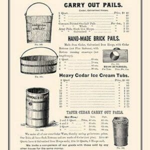 Carry Out Pails - Art Print