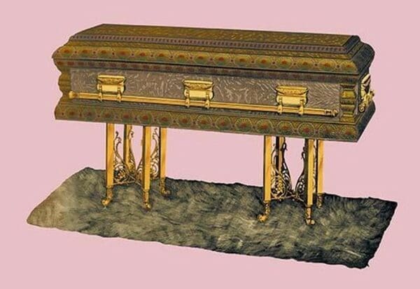 Carved Moulding Casket - Art Print