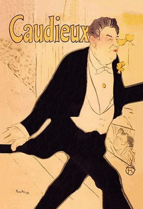 Caudieux by Henri de Toulouse-Lautrec - Art Print