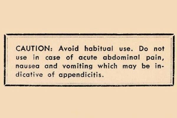 Caution: Avoid Habitual Use - Art Print