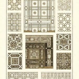 Ceilings with Bays and Mouldings by J. Buhlmann - Art Print