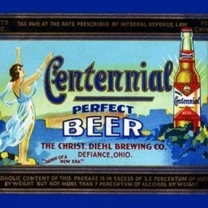 Centennial Perfect Beer Label - Art Print