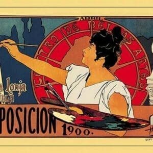 Centro de las Bellas Artes Exposicion 1900 - Art Print