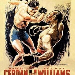 Cerdan vs. Williams - Art Print