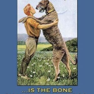 Charity: A Bone to the Dog by Jack London - Art Print