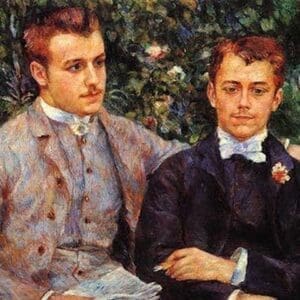 Charles & George Durand-Ruel by Renoir - Art Print