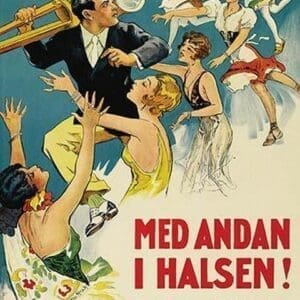 Chasing Through Europe 'Med Andan I Halsen!' - Art Print