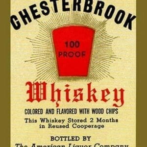 Chesterbrook Whiskey - Art Print