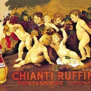 Chianti Ruffino by Leopoldo Metlicovitz - Art Print