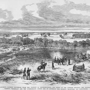 Chickahominy Valley Battlefield by Frank Leslie - Art Print