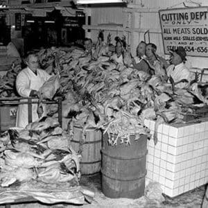 Chickens! Philadelphia's Reading Terminal - Art Print