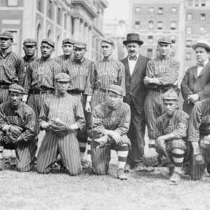 Chinese Baseball team from Hawaii in team portrait - Art Print