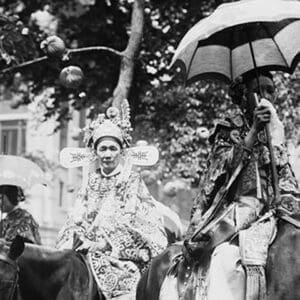 Chinese women in N.Y. 4th July parade - Art Print