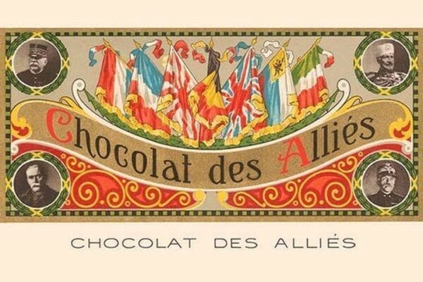 Chocolat des Allies - Art Print