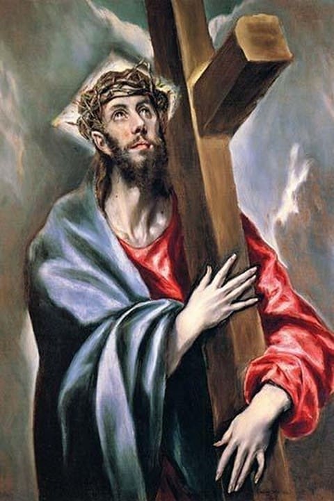 Christ Carrying the Cross by El Greco - Art Print