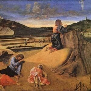 Christ at the Mount of Olives by Giovanni Bellini - Art Print