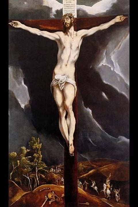 Christ on the Cross by El Greco - Art Print