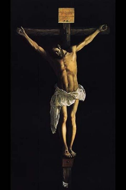 Christ on the Cross by Zubaran - Art Print