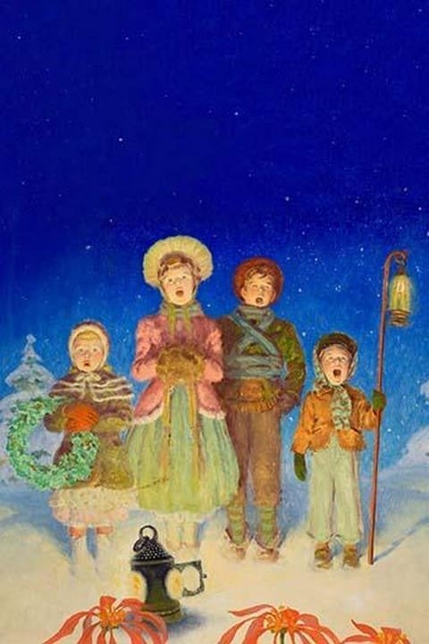 Christmas Carolers by Douglass Crockwell - Art Print