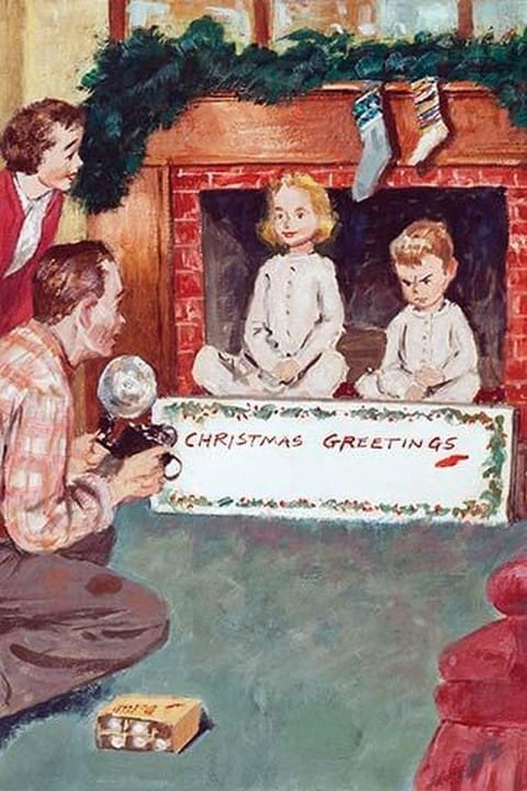 Christmas Greetings by Amos Sewell - Art Print