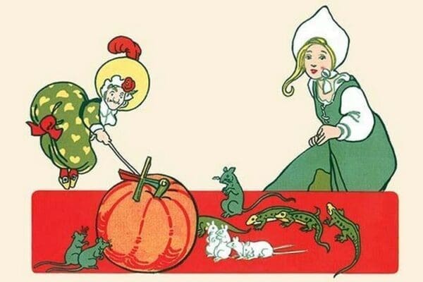 Cindrella's Fairy Godmother by David Brett - Art Print