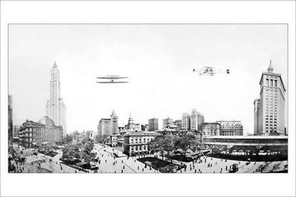 City Hall Park Panorama - Art Print