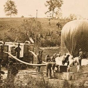 Civil War Observation Ballons - Art Print