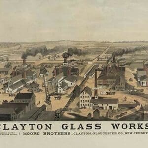 Clayton Glass Works by Clayton - Art Print