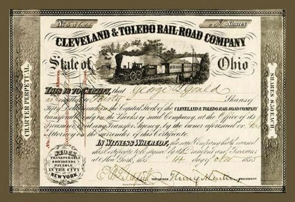 Cleveland and Toledo Railroad Company - Art Print