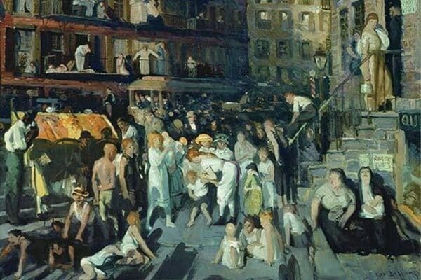 Cliff Dwellers by George Bellows - Art Print