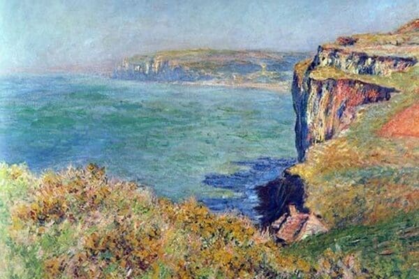 Cliffs at Varengeville by Claude Monet - Art Print