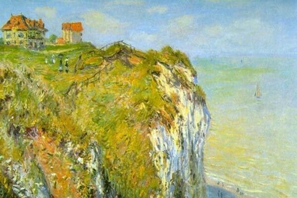 Cliffs by Claude Monet - Art Print